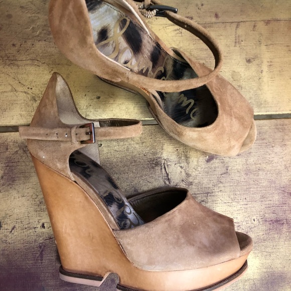 Sam Edelman Shoes - SAM Edelman Suede Wedges Size 9